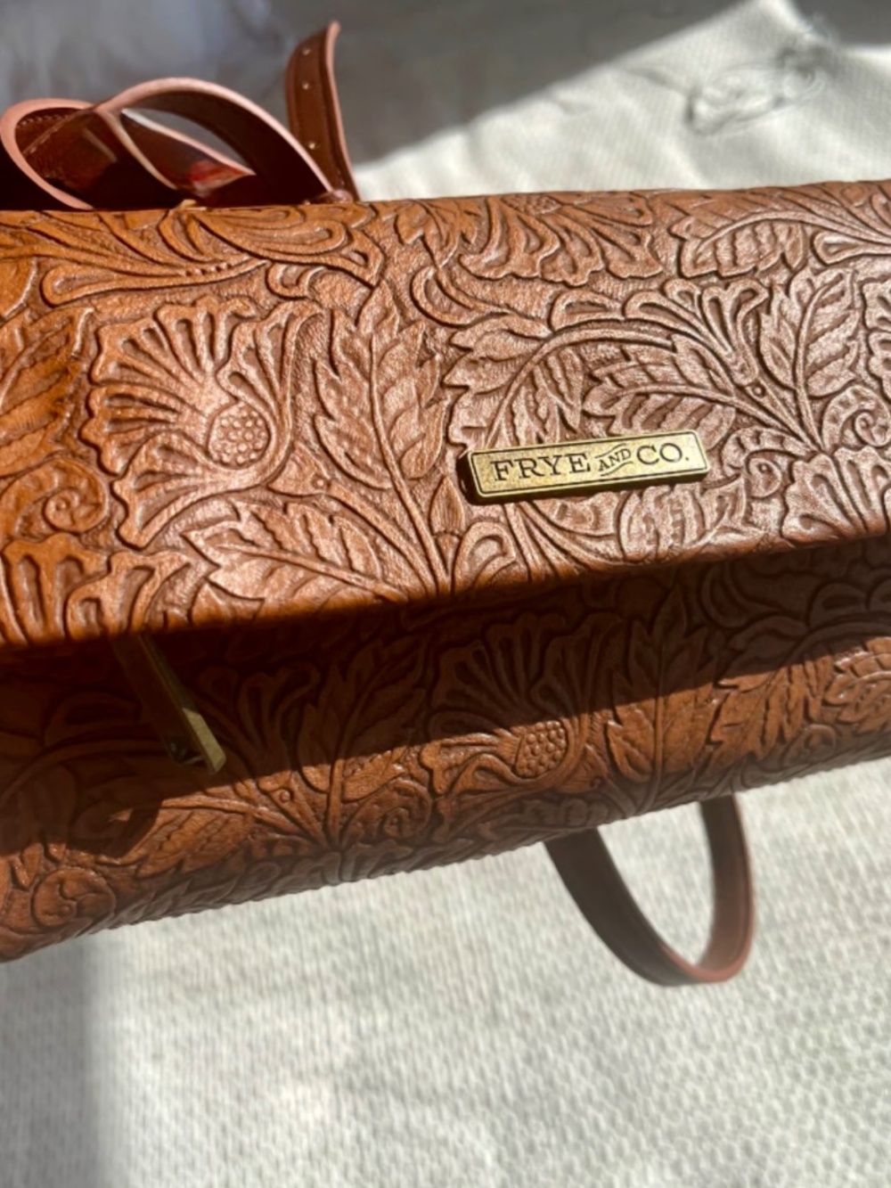 Frye Brown crossbody bag NWT - Picture 4 of 11